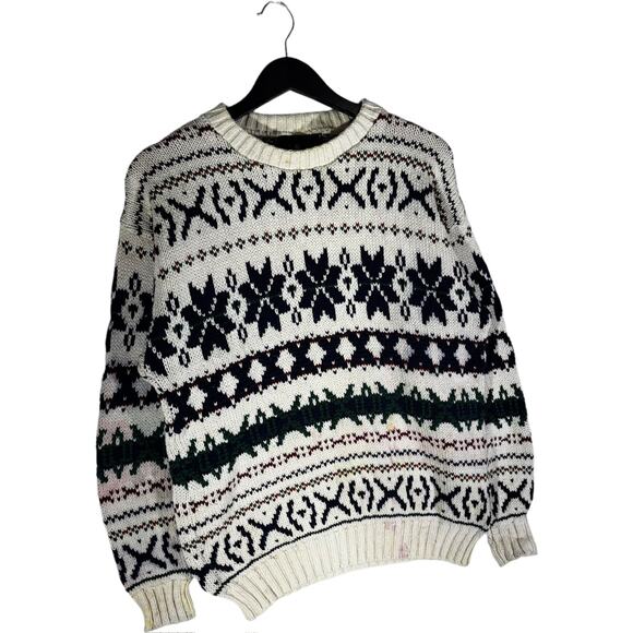 Vintage American Portrait Knit Sweater - Picture 4 of 6